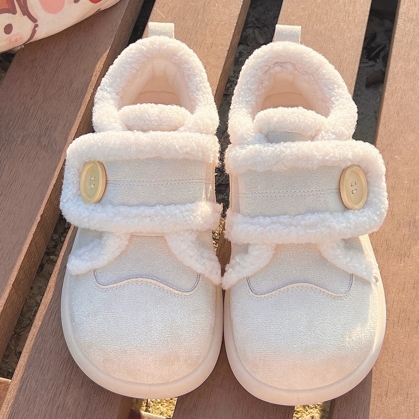 秋冬款勃肯鞋加绒小白鞋女2025巨好看板鞋保暖棉鞋复古休闲板鞋潮