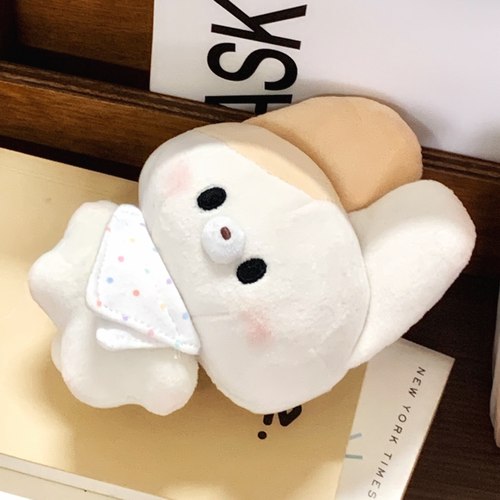 馒头猫布丁兔bubu可爱毛绒挂件原创正版玩具公仔包挂