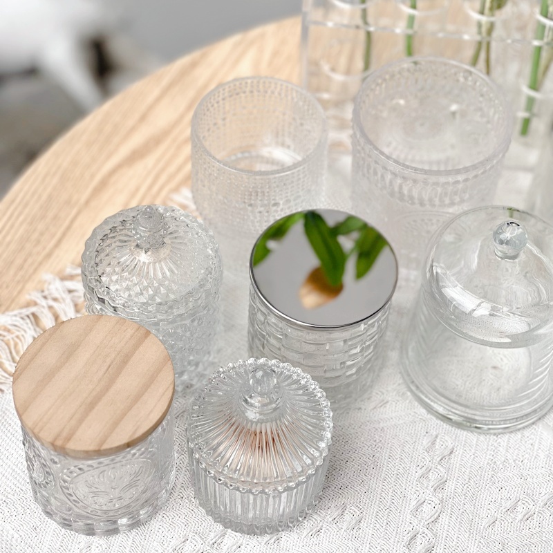 diy香薰蜡烛空杯防风透明金钟罩