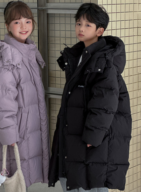 阿尼卡ANIKA2025冬款男女童加厚羽绒服中大儿童90白鸭绒棉衣外套