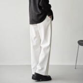 情侣阔腿宽松休闲裤 长裤 直筒国潮流肌理男 Kostume Liberty