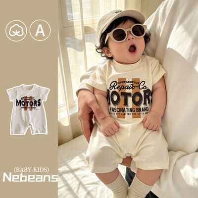 26夏季新品婴儿连身衣外出服棉