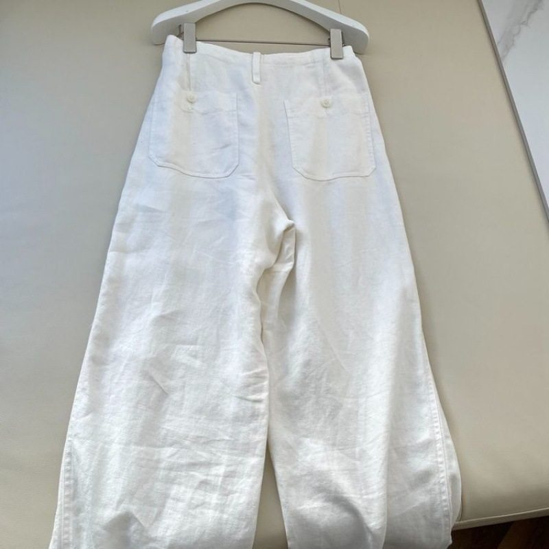 天丝亚麻直筒阔腿裤女夏日系显瘦舒适松紧高腰棉麻休闲长裤子,女装/女士精品,休闲裤,淘宝优惠券,粉丝福利购,淘宝优惠卷