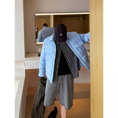 i宽松轻量休闲90白鹅绒衬衫 式 羽绒服男士 秋冬轻薄款 保暖外套潮