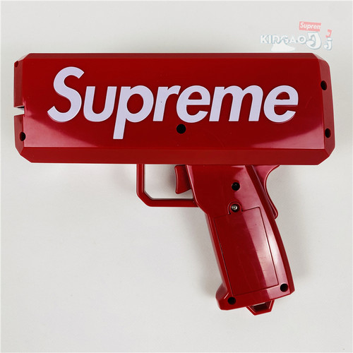 现货supreme 17ss Cashcannon Money Gun 美金喷钱枪玩具枪