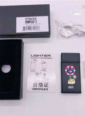 现货村上隆 Complexcon会展限定 Skull Cluster USB点烟器打火机