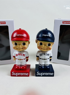 现货 supreme 23SS BOBBLEHEAD 潮流玩具 公仔 居家摆放 摇头娃娃