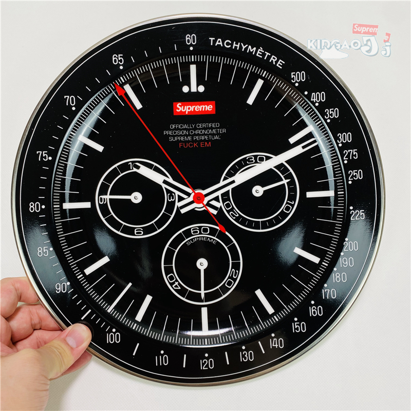 现货supreme 20 fw watch plate 陶瓷钟表 迪通达表盘