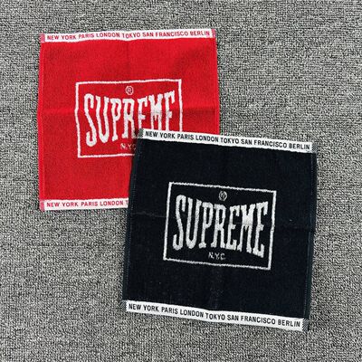 Supreme23FW一套2色毛巾
