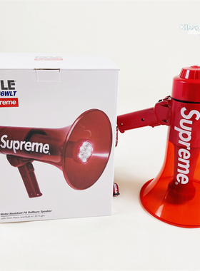 现货Supreme 21FW Pyle Waterproof Megaphone 红色 喇叭