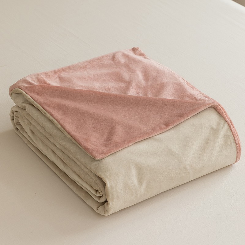 无印良品天鹅绒单被套加厚保暖