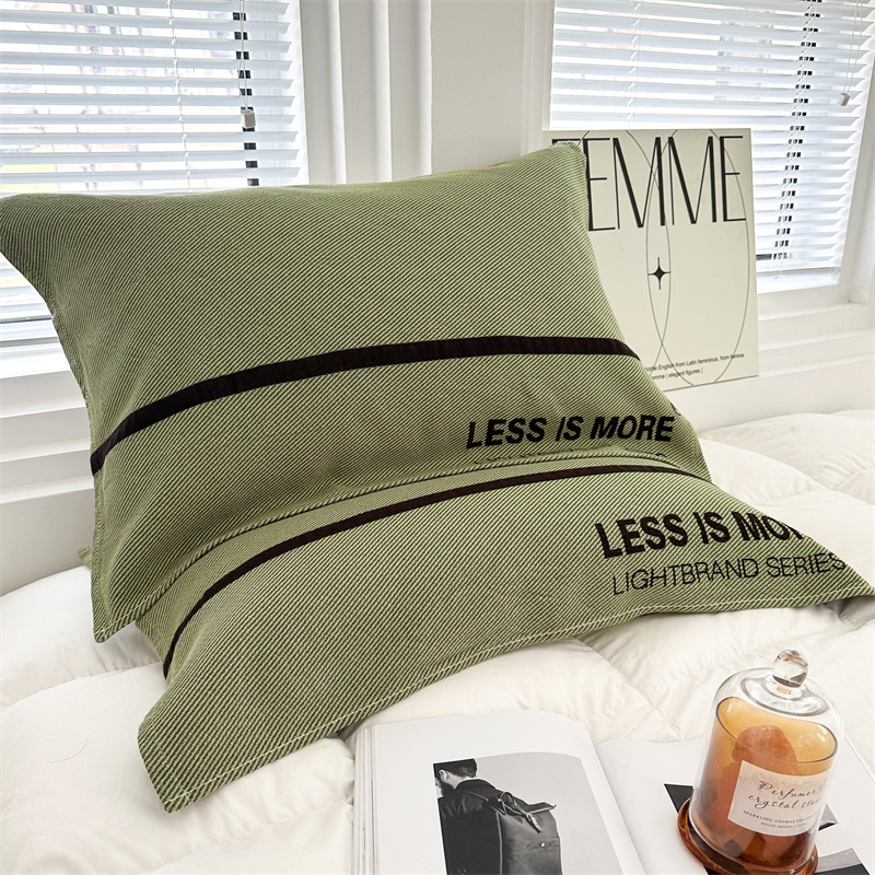 无印良品四层纱枕头巾一对