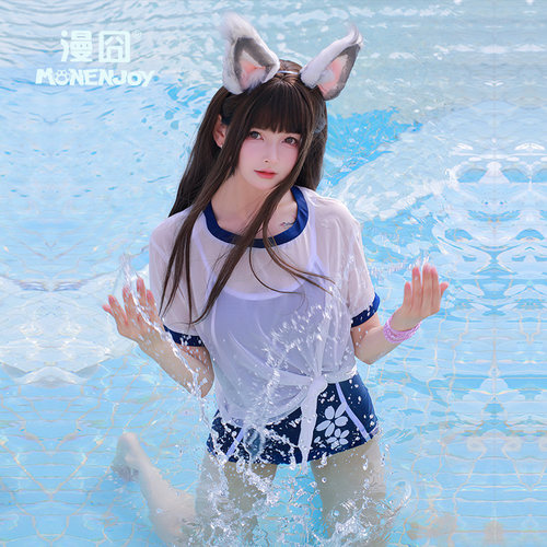 【漫囧】永劫无间cos土御门胡桃夏日派对泳装泳衣cosplay服装现货