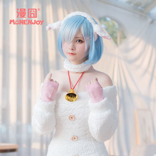 【漫囧】  从零开始的异世界生活 蕾姆 雷姆成年 cosplay假发现货