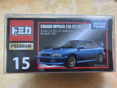 多美卡TOMY多美卡黑盒TP15斯巴鲁IMPREZA 22B-STi VERSION
