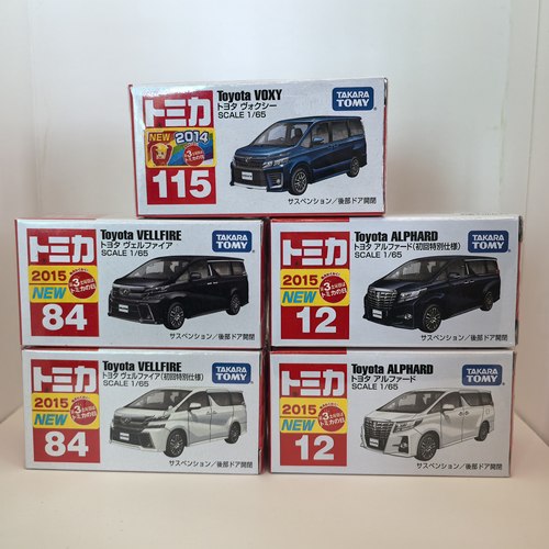 TOMY 多美卡TOMICA 84号 12号 115号丰田埃尔法 威尔法 VOXY MPV