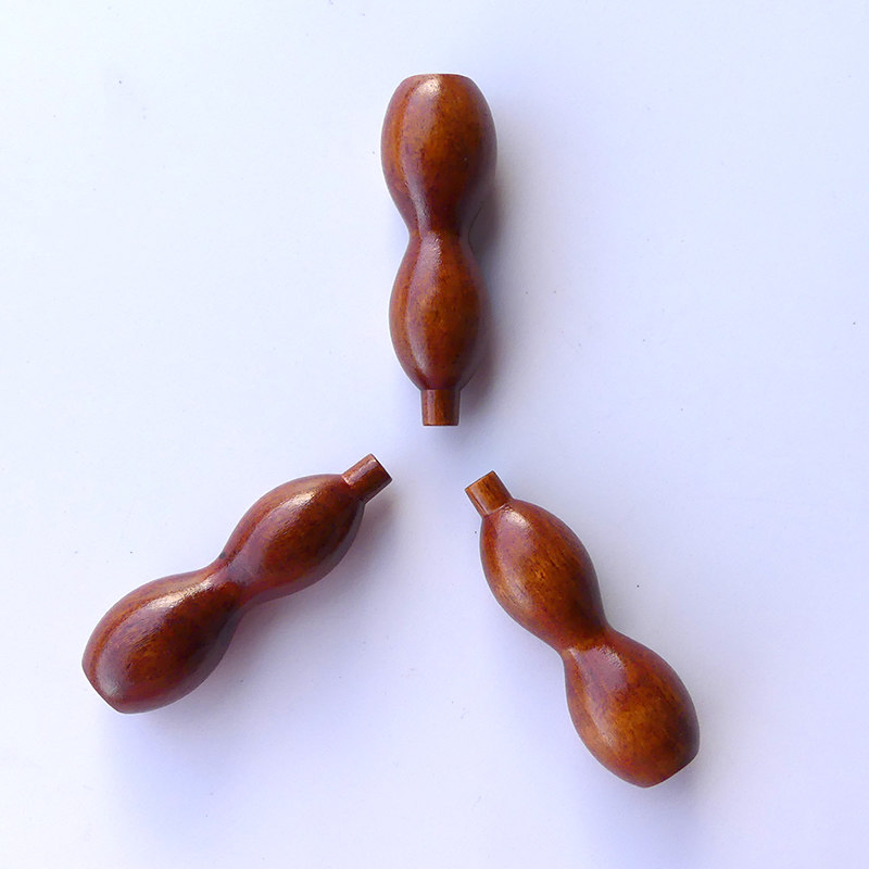 厂价直销实木筷架 个性创意葫芦形状筷子托 6.5*2cm酒店专用筷垫