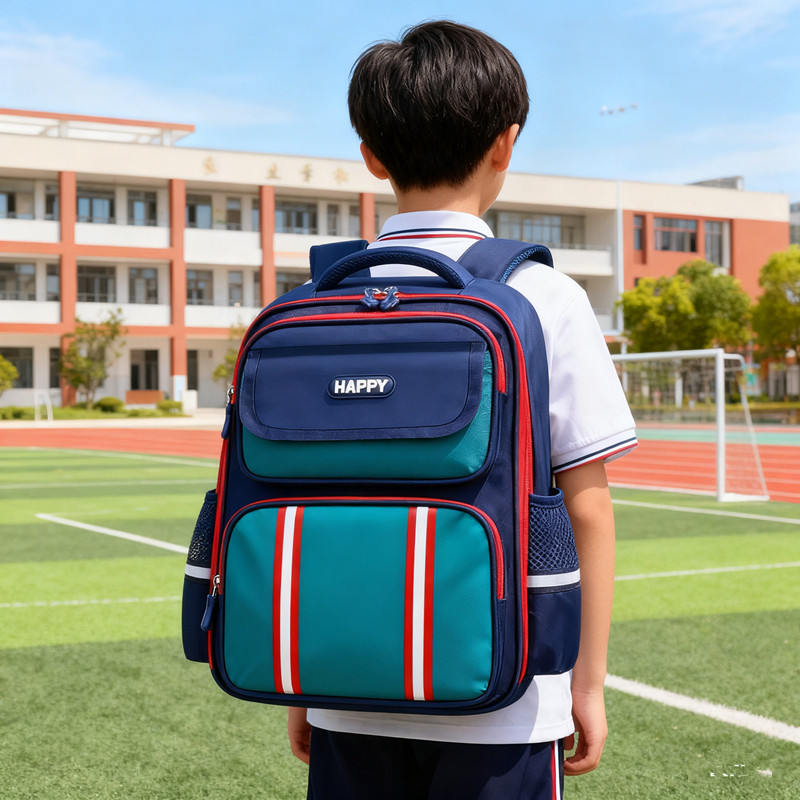 小学生书包男童书包女生书包小学生1-6年级减负护脊轻便双肩背包