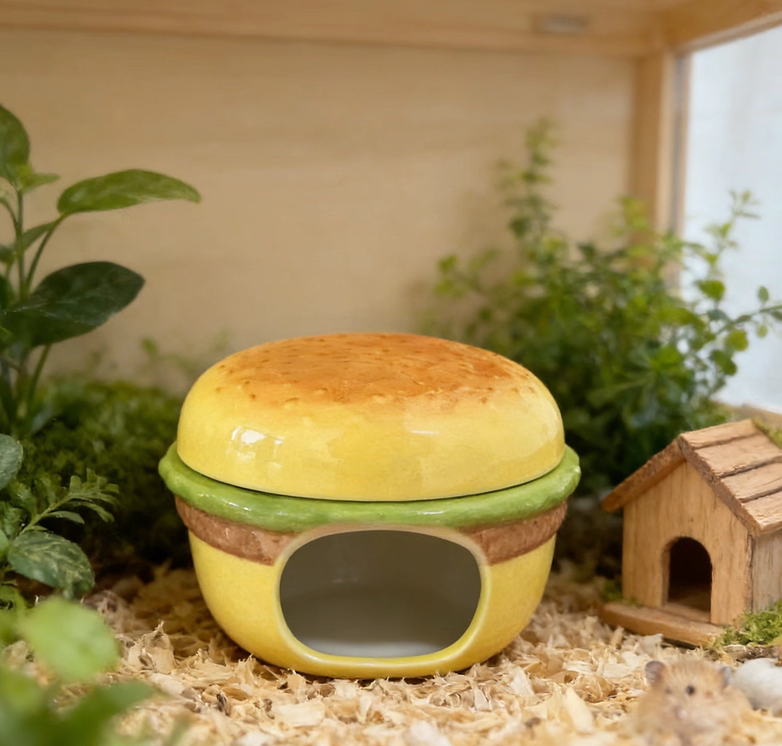 仓鼠陶瓷窝汉堡奶酪降温窝躲避夏季散热消暑金丝熊大号造景创意,宠物/宠物食品及用品,窝,淘宝优惠券,粉丝福利购,淘宝优惠卷