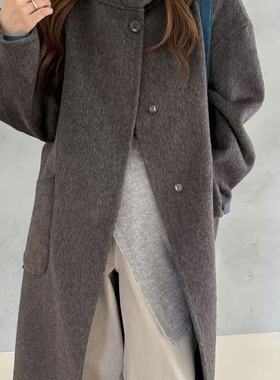 TOO家-大款毛呢外套简羊毛外套(配腰带)（含100羊毛）250903676M