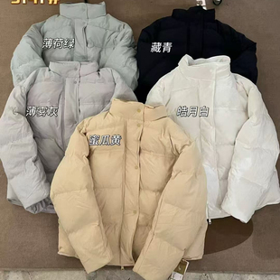 LIN.Y 冬上新简约宽松绗缝韩系休闲保暖羽绒服外套Y249141