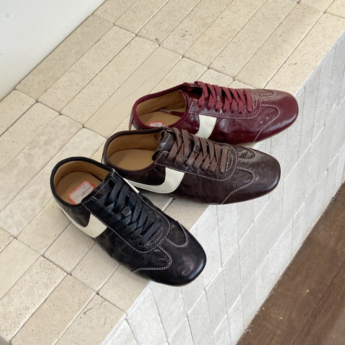 SKOERS-秋上新复古撞色经典休闲德训鞋(小羊皮)0852