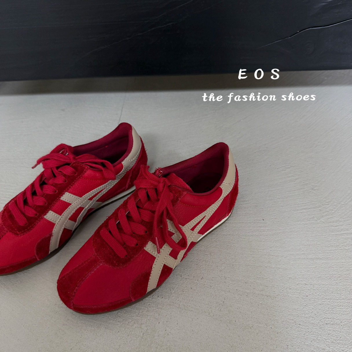 EOS-新款德顺休闲简约低帮系带休闲鞋O25255-1