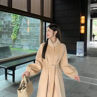 美美桑蕾-羊毛外套(含100羊毛)(小个子秋冬新款高级感)JX222