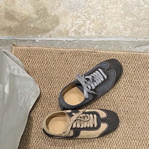 SKOERS-秋上新复古风撞色拼接低帮休闲德训鞋MZ901