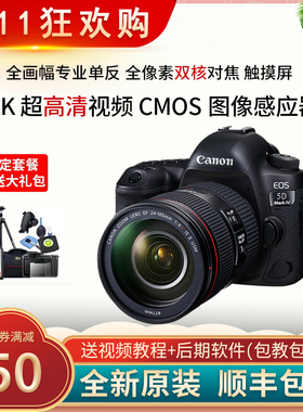 佳能EOS 5D Mark IV单机身5D4套机5D3 24-105 全画幅专业单反相机
