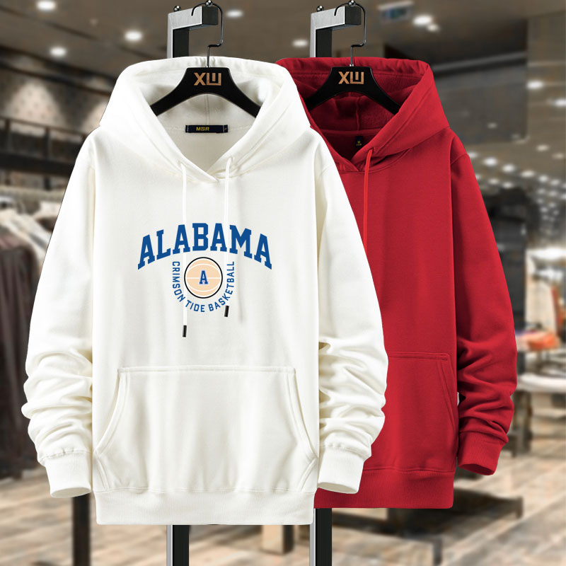 秋冬季纯棉外套潮流加绒新款卫衣