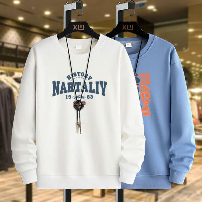 加绒圆领卫衣大码情侣卫衣