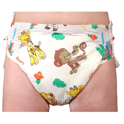 ABDL宝宝rearz动物园外贸出口加厚成人纸尿裤大吸收大码尿不湿