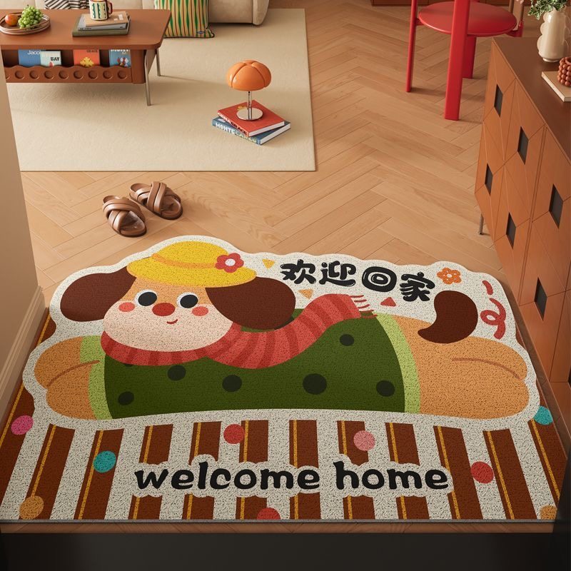 玄关门口专用丝圈地垫入户门垫进门可擦免洗脚垫2026新款复古地毯,居家布艺,入户地垫,淘宝优惠券,粉丝福利购,淘宝优惠卷