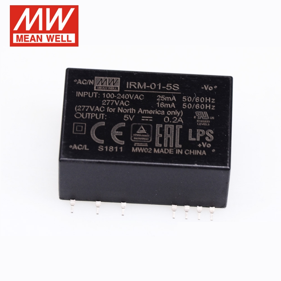 台湾明纬irm-01电源模块1w-3.3s/5s/9s/12s/15s/24s 12v24v5v全新