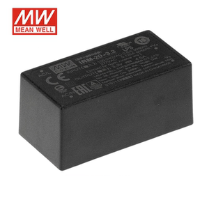 台湾明纬开关电源IRM-20 20W 3.3V5V12V15V24V隔离电源模块AC转DC