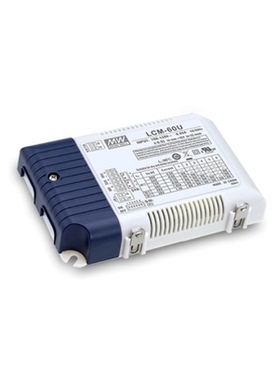 明纬电源 LCM-60U 50W多级输出恒流型LED驱动器 三合一调光 照明