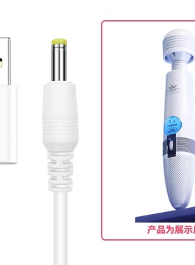 适用Luoge罗格充电线器成人玩具震圆孔空心动棒USB数据线电源专用
