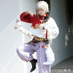 渺小星球文豪野犬cos服春河35新绘中华风中岛敦cosplay
