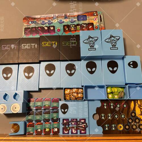 星空觅迹SETI桌游收纳3D打印