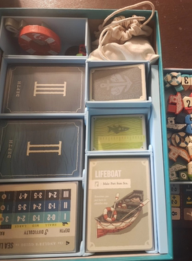 深海渔恨Deep Regrets桌游收纳 3D打印（仅收纳无桌游）