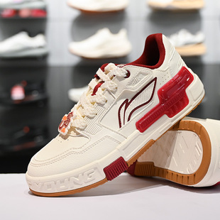 李宁男大童运动鞋SKATE 80S 2减震回弹2026春季休闲鞋YKCW018