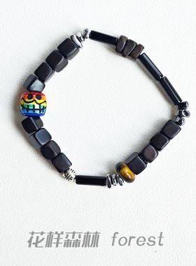【Lotus 忘忧】花样森林原创|小众男生女生手链天然石设计感礼物