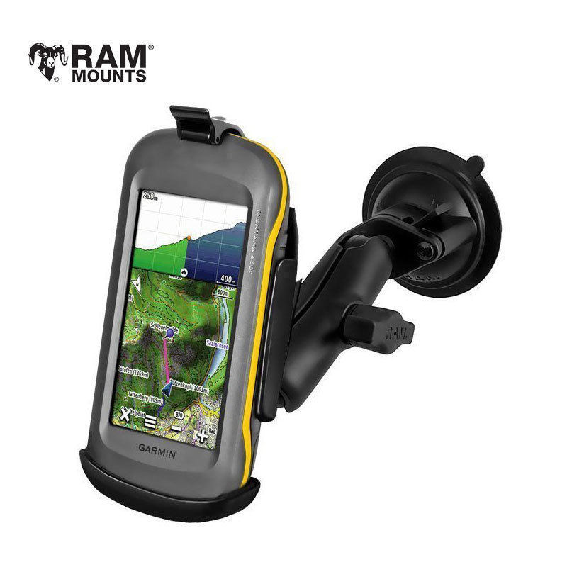 美国RAM GPS车载支架吸盘式 Garmin佳明Montana600/650/650t支架