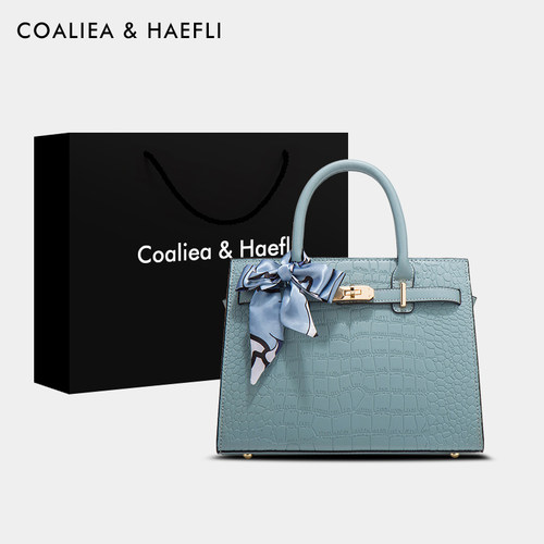官网COALIEA&KAEFLI鳄鱼纹妈妈包