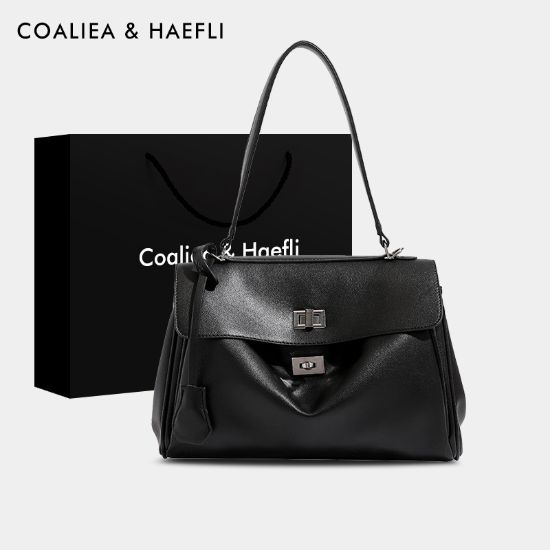 官网COALIEA&KAEFLI软皮凯莉包女