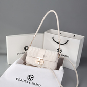 香港代购 粉色菱格腋下包女生生日礼物2026新款 百搭单肩斜跨小方包