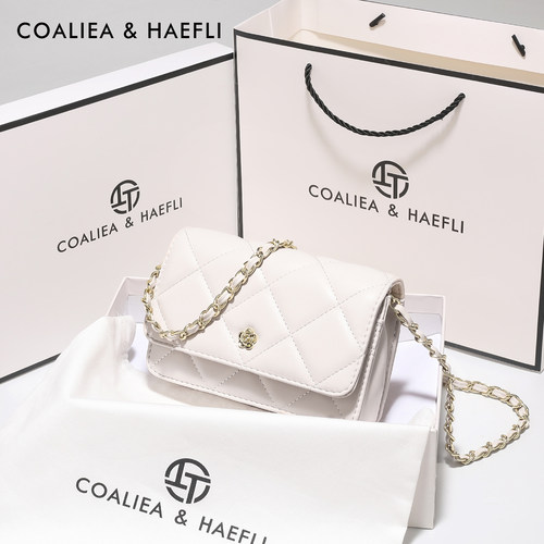 官网COALIEA&HAEFLI链条斜挎包女