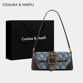 香港品牌高级感复古法棍包包女2025新款 小众百搭法式 单肩腋下包