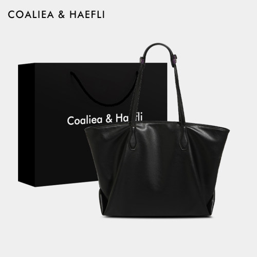 官网COALIEA&KAEFLI真皮托特包女